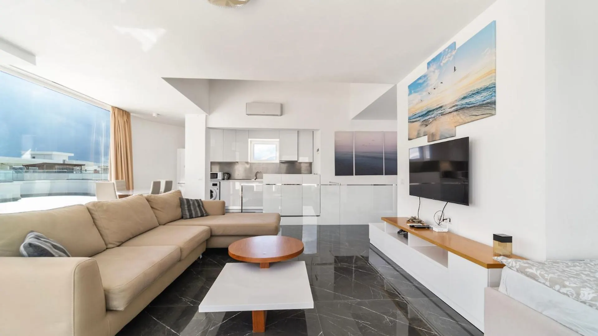 Ferienwohnung Penthouse With Sea View In Durres - Amazing Terrace Of 400M2 With Panoramic View Golem  0*, Golem (Tirana) Albanien
