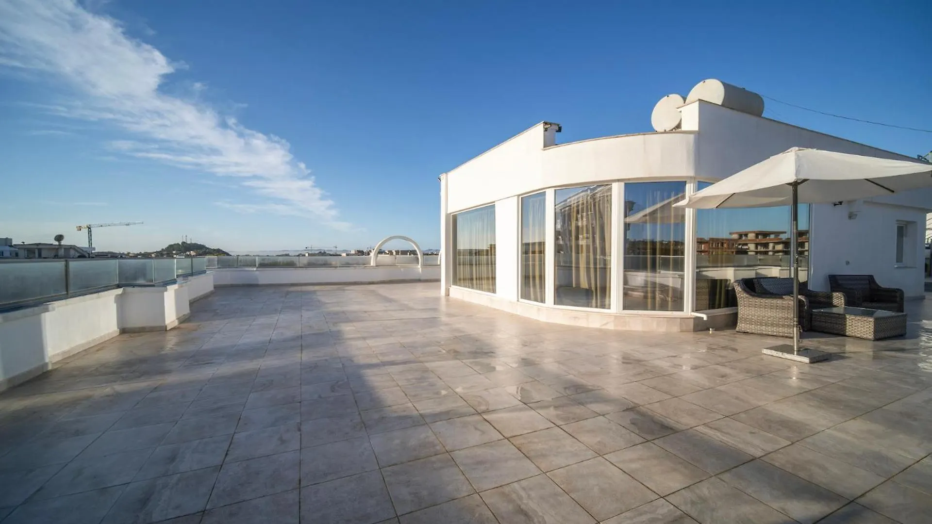 Apartment Ferienwohnung Penthouse With Sea View In Durres - Amazing Terrace Of 400M2 With Panoramic View Golem
